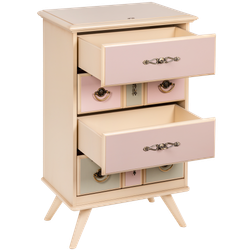 Комод Пандора - 1 с 4 ящиками Айвори Акварель