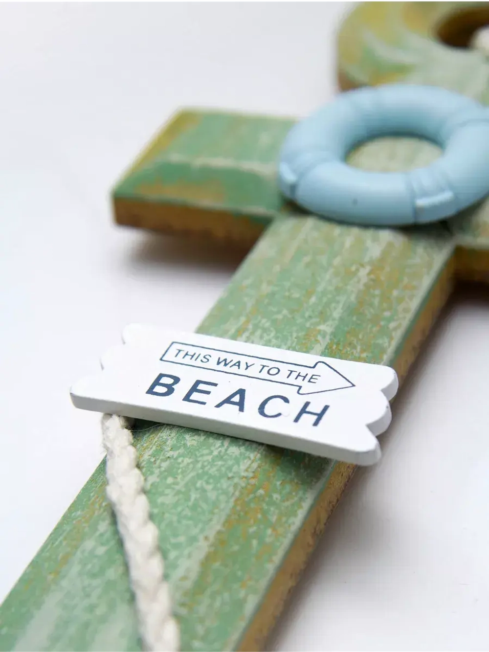 Декор на стену для интерьера "Якорь с канатом"