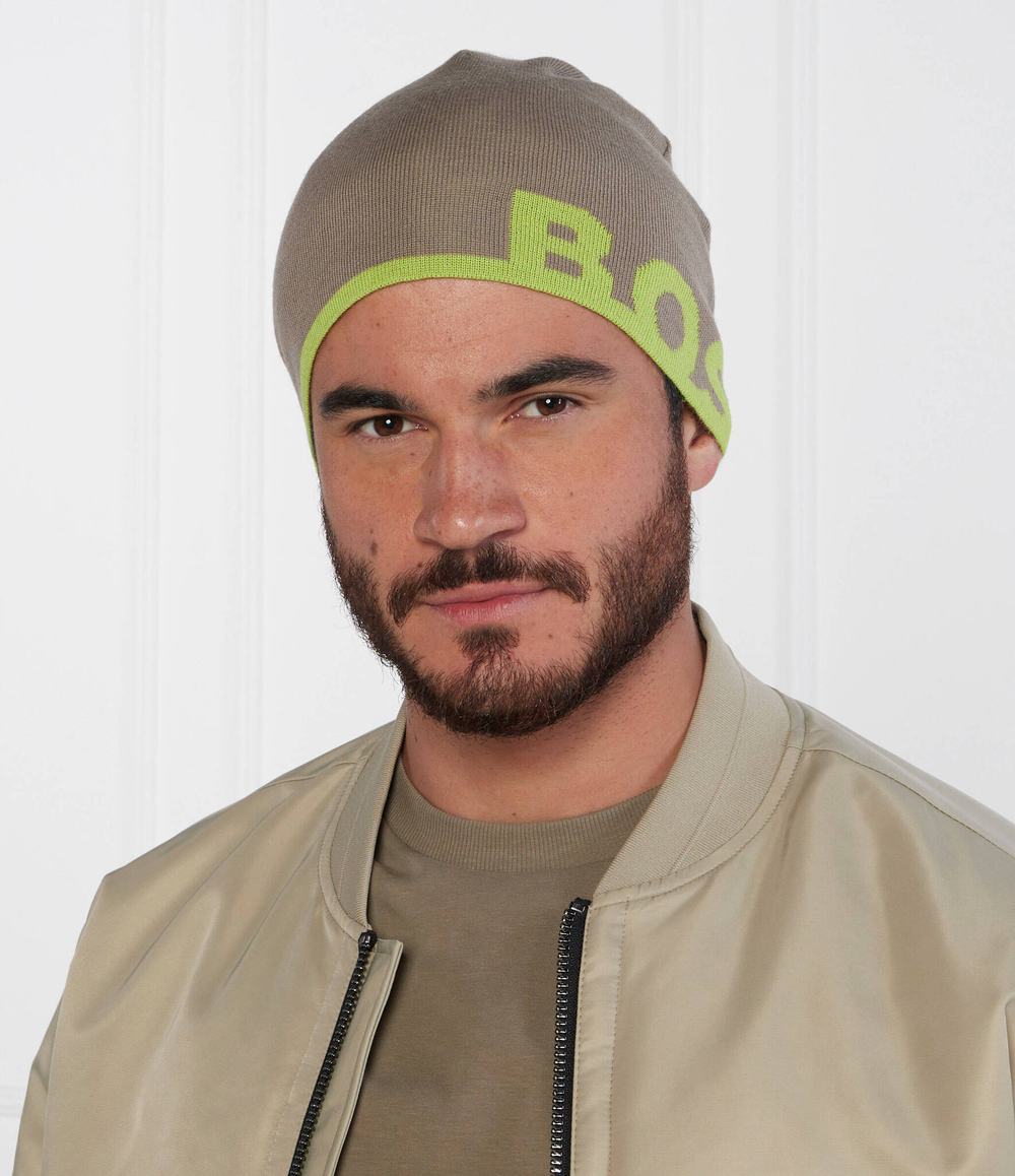 Шапка Acro_Beanie-X BOSS GREEN - коричневый(50499413)