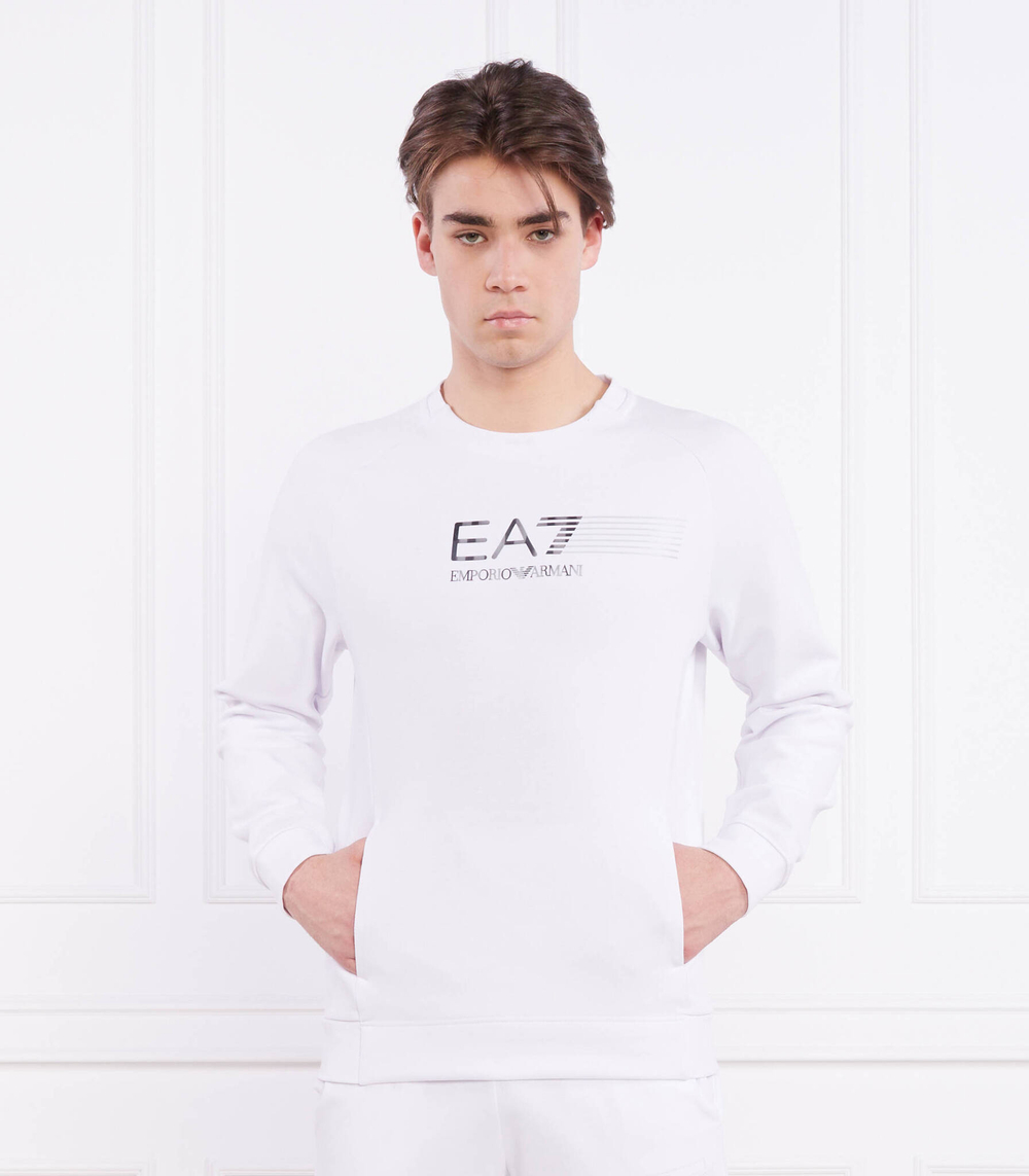 Худи EA7 - белый(3RPM41 PJMBZ)