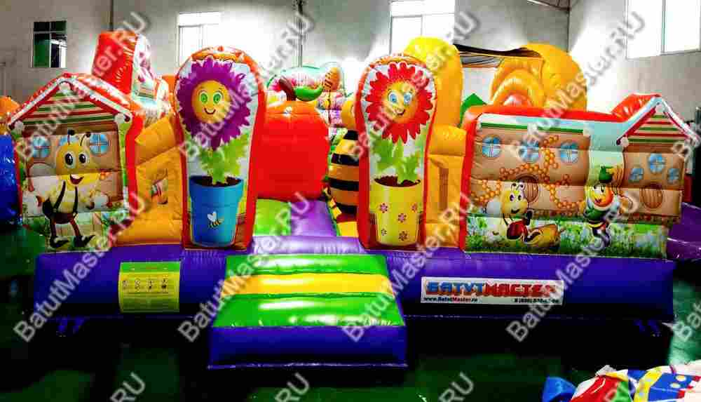 Надувной батут "Пчёлки", 5*5*2,5 м