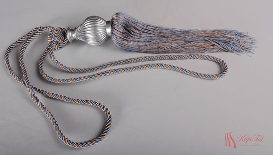 Подхваты-кисти для штор 2шт. светло-голубой