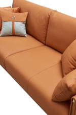 Диван CALIFORNIA NAPPA SF002 (3-х местный) коричневый 6606