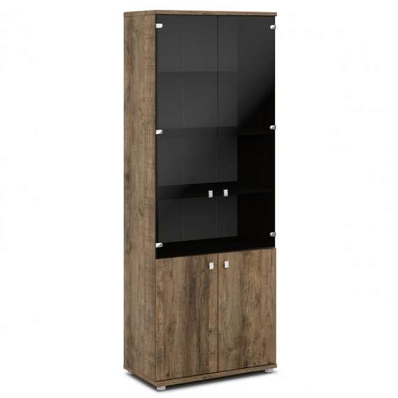 Шкаф со стеклом высокий 820х440х2195 V-634