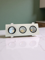 Светильник светодиодный встраиваемый NEPHELLINE LED NL-2 2х5W (10W) 3000К тёплый белый, 2 года гарантии