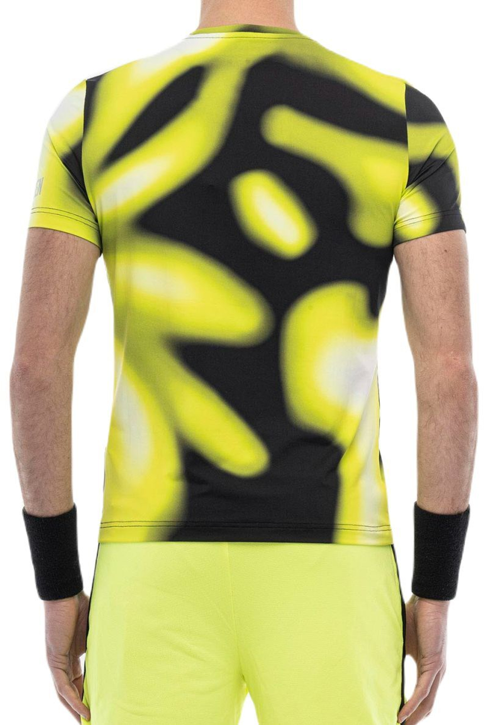 Мужская теннисная футболка Hydrogen Psychedelic Tech - разноцветный