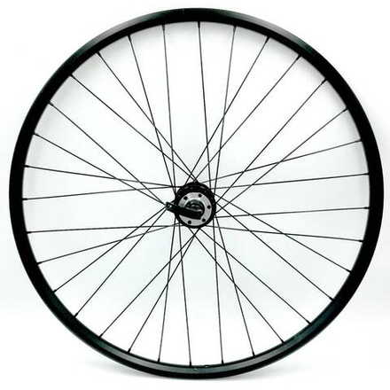 Колесо заднее 26", WZ-A281R, 32 отв., 135 мм, 10 мм (эксц) под V-brake, под кассету 8/9 ск двустеноч