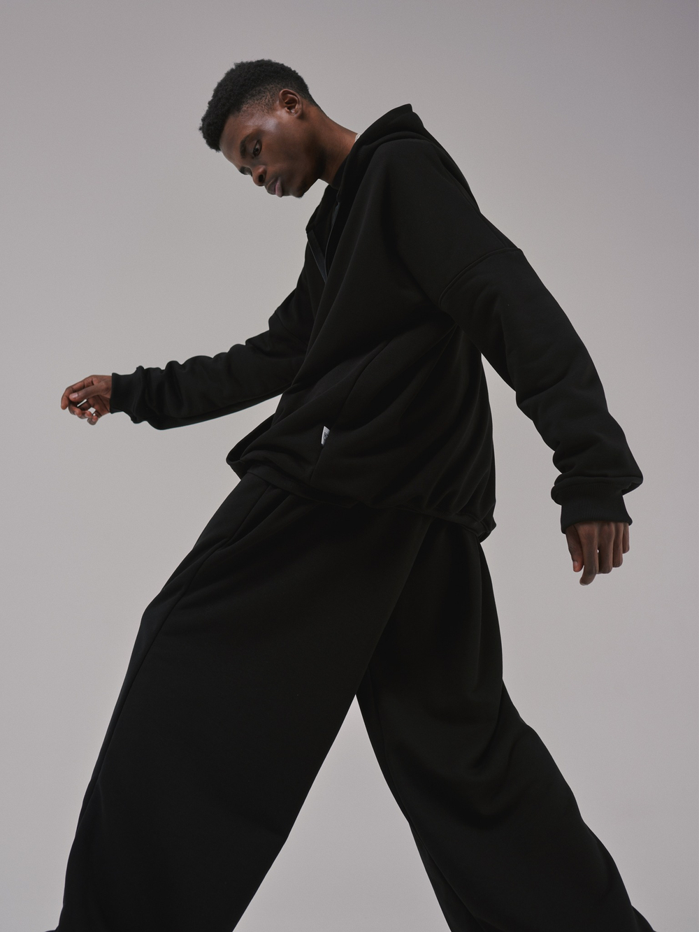 Baggy Trousers LOGO Black