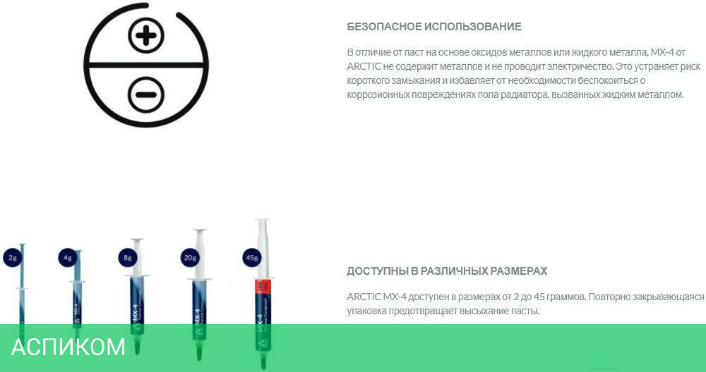 Термопаста Arctic MX-4 8 г (ACTCP00059A)