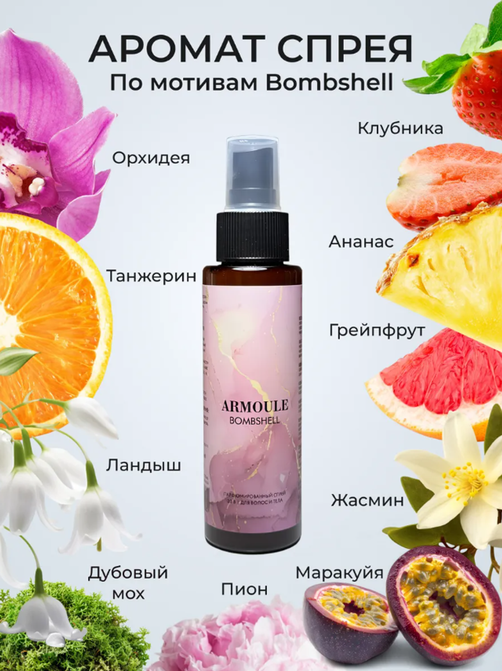 Спрей Armoule Bombshell для волос и тела 20 в 1