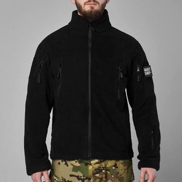 Тактическая куртка флисовая, black