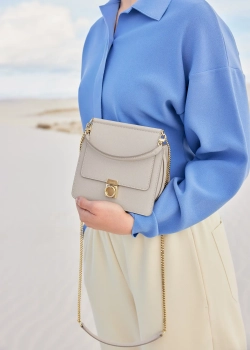 POLENE СУМКА NUMERO SEPT MINI, ЦВЕТ МЕЛА