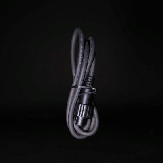 Соединитель 1 м. для бахромы, занавесов и нитей, 220В., провод черный каучук, IP65, LTC (LLS1M-1)