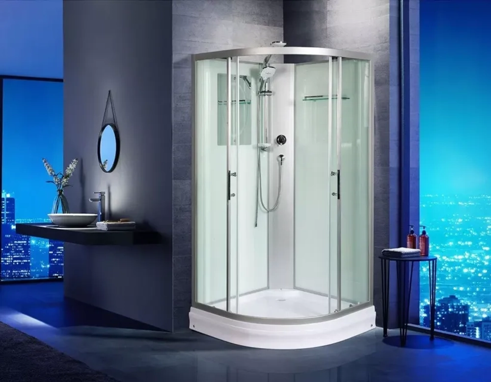 Душевая кабина WeltWasser (ВельтВассер) Werra 1001, с низким поддоном, 100x100x217