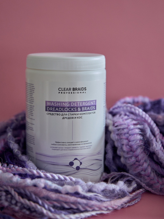 Средство для стирки комплектов дредов и кос. 1 кг.