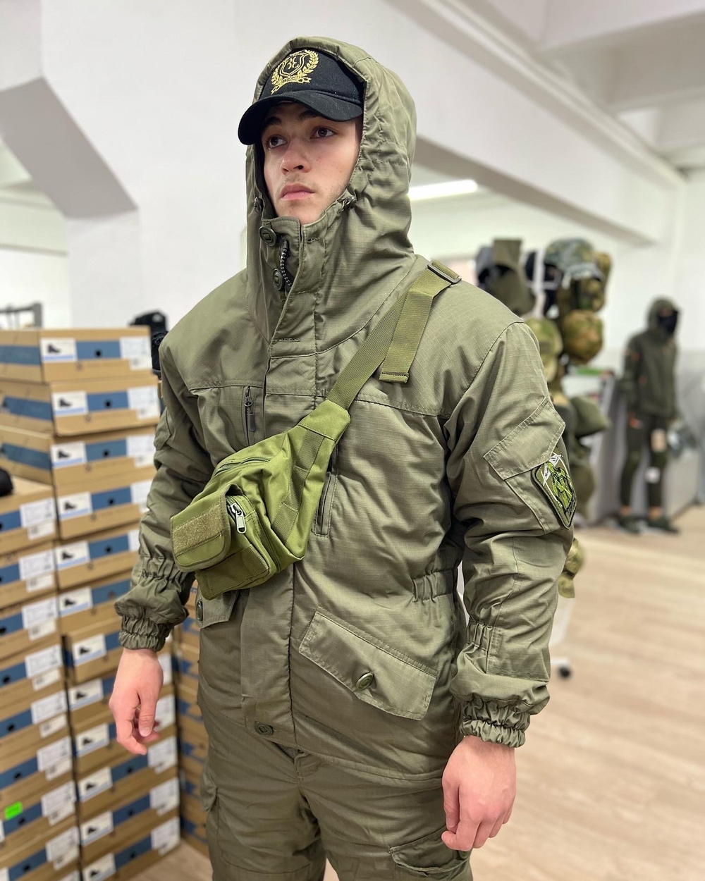 Костюм горка 5  зима / олива