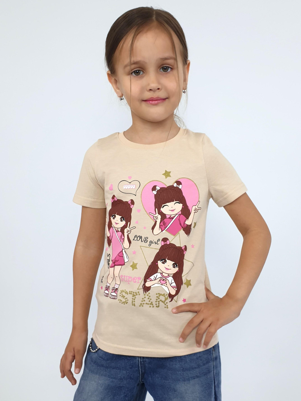 6-91-5 Футболка для девочки