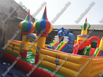 Коммерческий надувной батут "Кошачье царство"