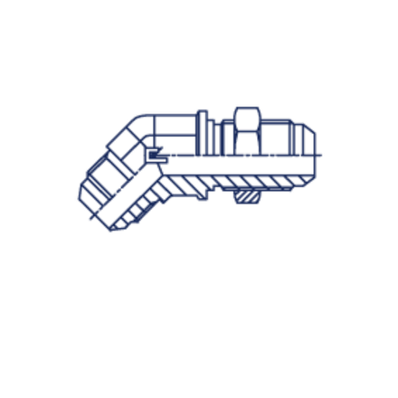 Соединение PD45 JIC 1/2" CAST