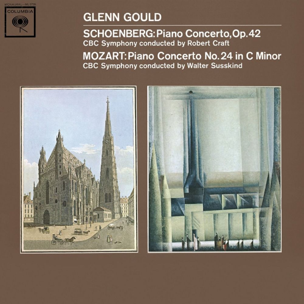 Glenn Gould / Schoenberg: Piano Concerto, Op. 42, Mozart: Piano Concerto No. 24 In C Minor (LP)