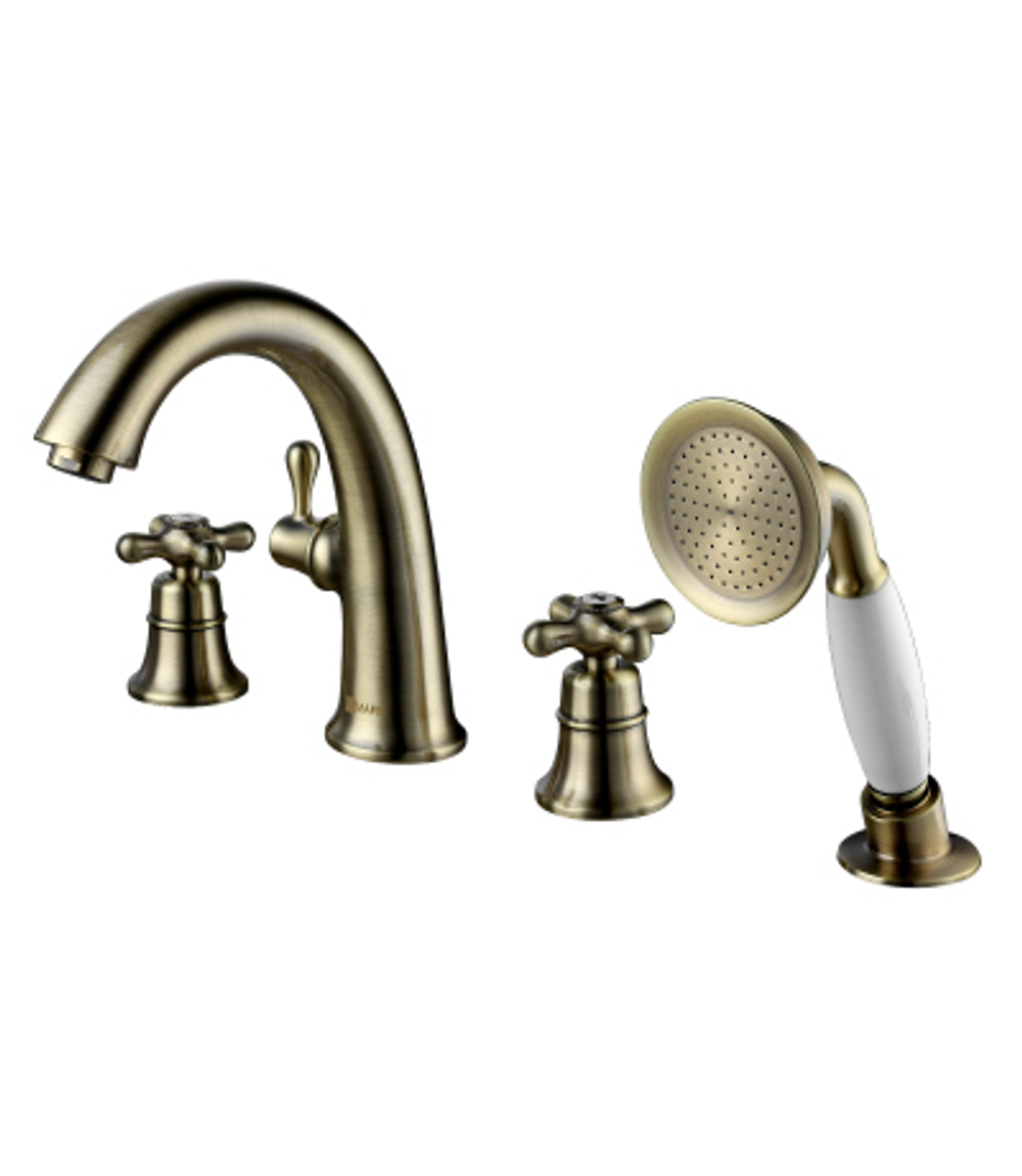 Смеситель для ванны на 4 отверстия LEMARK VINTAGE – LM2841B