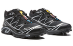 SALOMON Salomon X-6 GTX wear-resistant low-cut outdoor functional shoes men's black and white