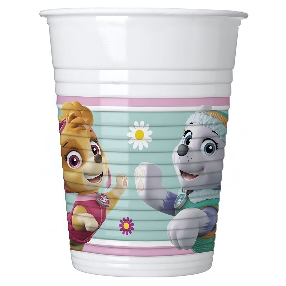 Стаканы Щенячий Патруль (дизайн для девочек) / 8 шт. / P