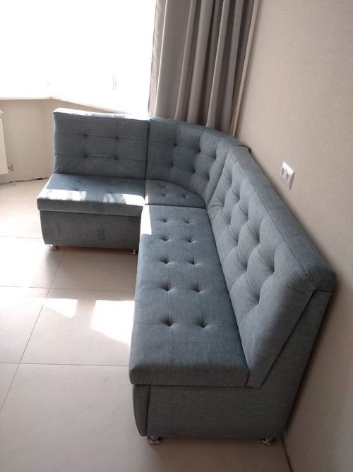 Диван угловой Спектрум СП (серый)