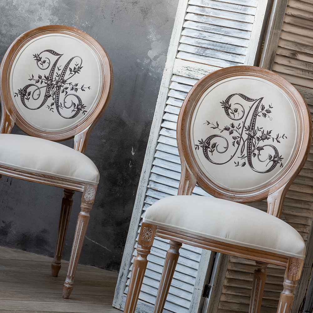 Стул Объект мечты Монограмма буквы A