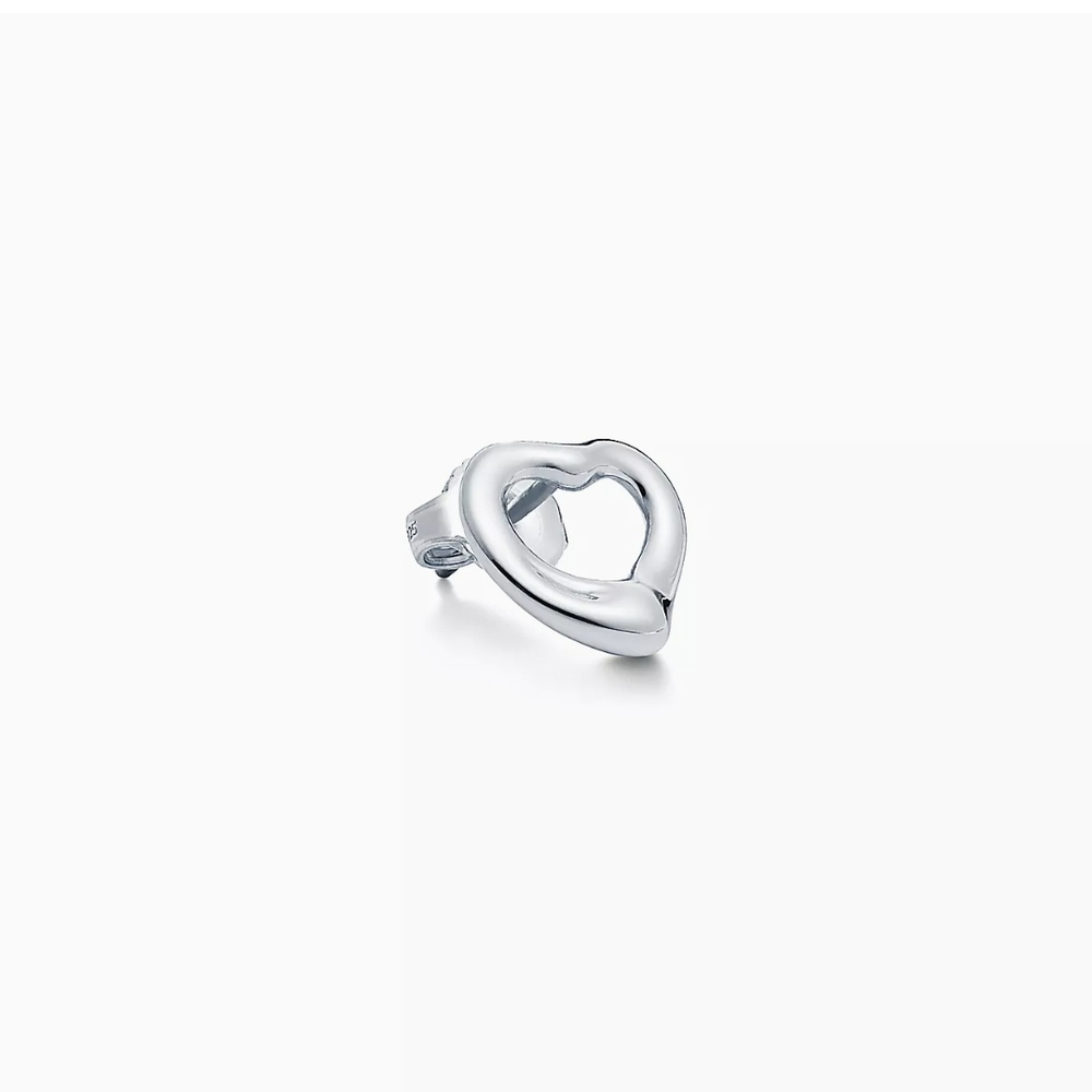 Серьги из серебра Tiffany 💞open heart. 925.Эксклюзив.💠В наличии