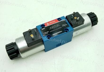 4WE6Q61/CG24N9K4 - Гидрораспределитель золотниковый Ду 6 с электроуправлением, схема Q (84), электроуправление G24, возврат - пружинный