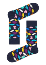 Носки унисекс Hats Sock с цветными шляпками (Размер: 29) (Цвет: черный)