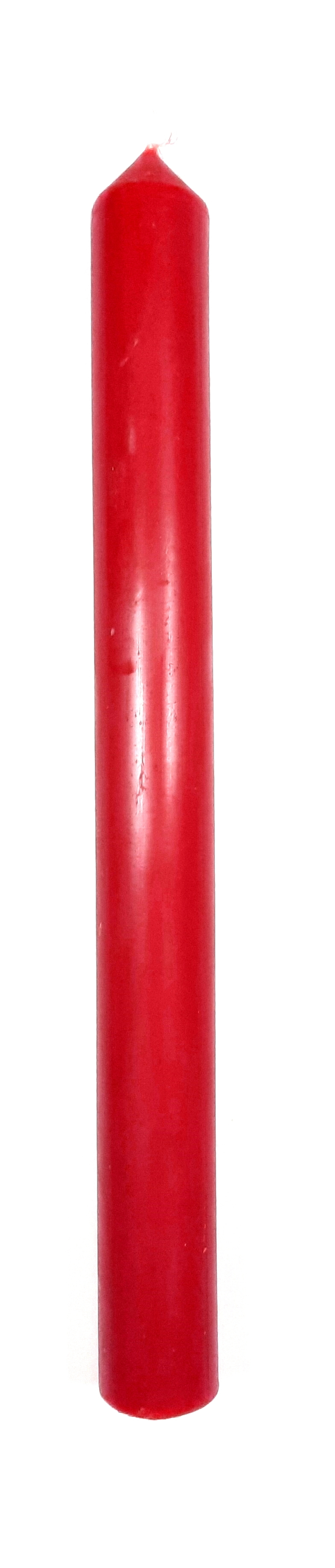 Дьяконская свеча прямая КРАСНАЯ 40см х 4см (пф)