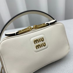 Miu Miu Leather Shoulder Bag 18 cm