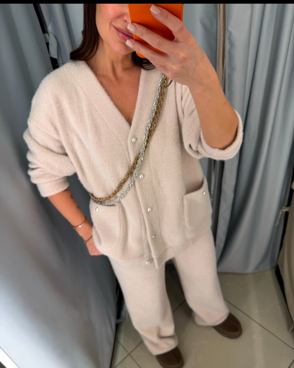 Костюм «Пушистик» в кремовом цвете