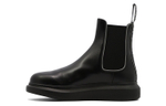 Alexander McQueen Leather Chelsea Boots "Core Black"