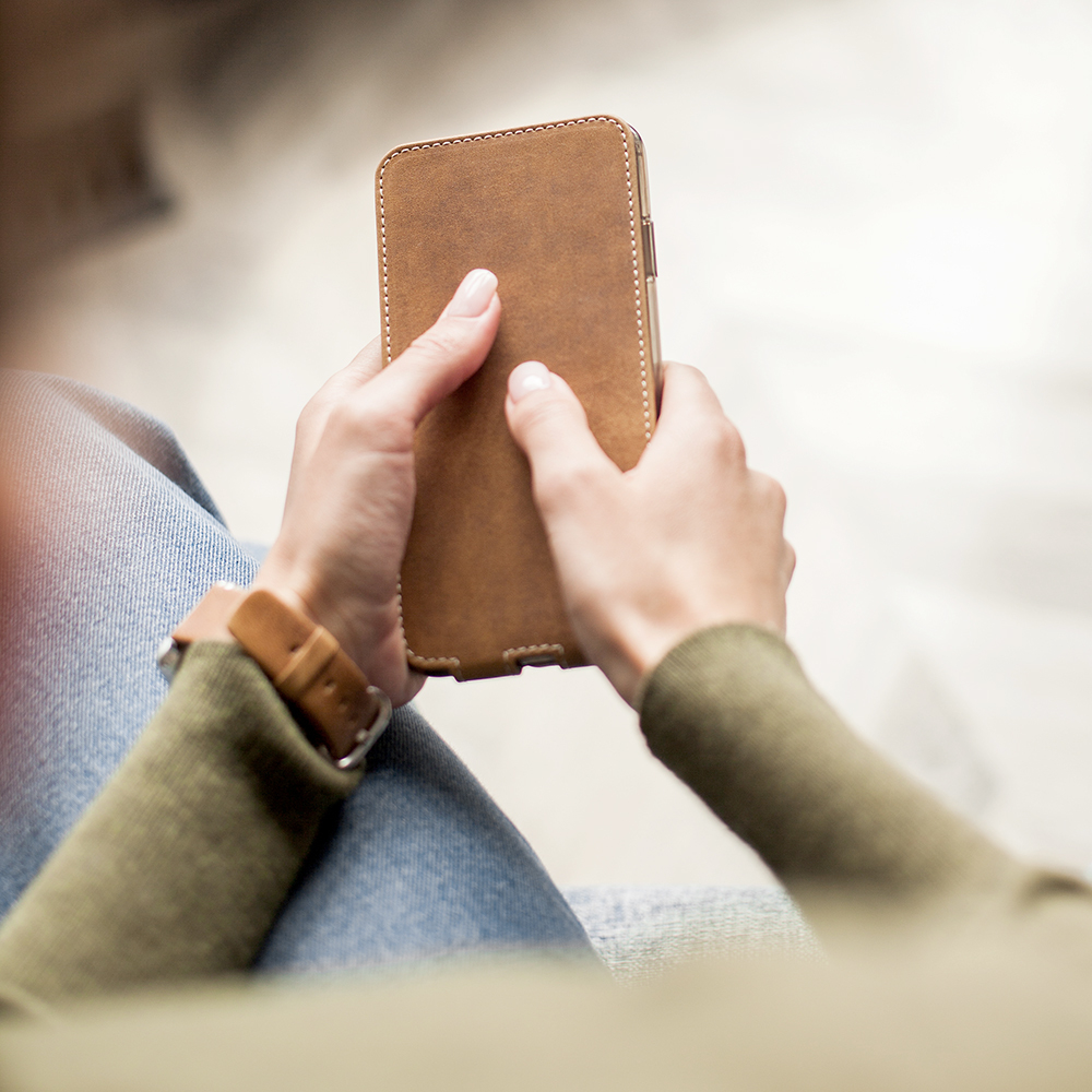 Чехол для iPhone Xs Max из натуральной кожи теленка, цвета винтаж