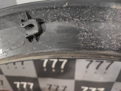 Накладка двери задней левой Geely Tugella 19-нв Б/У Оригинал 6600211603