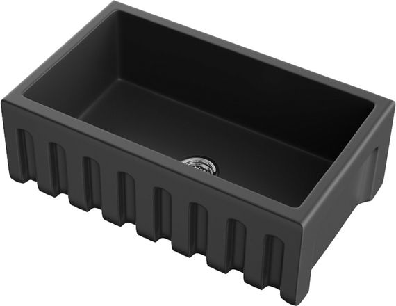 Кухонная мойка OMOIKIRI Mikura 76-BL Natceramic/черный (арт.4997075)