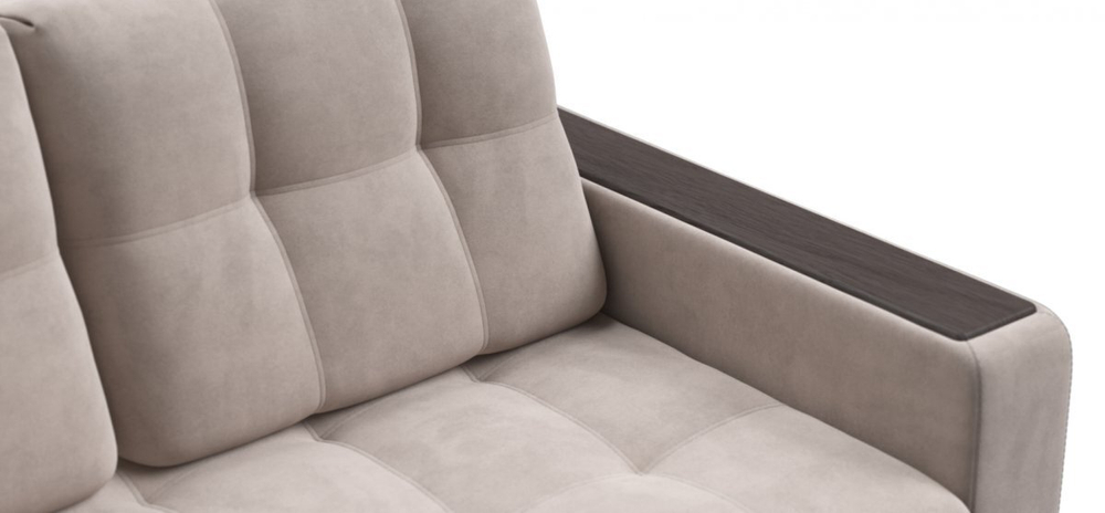 Угловой диван Босс Классик Велюр Монолит латте