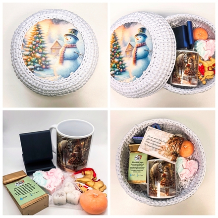 Новогодний набор "Снеговик"