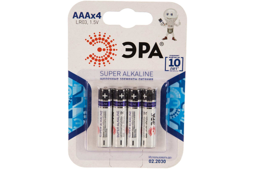 Элемент питания ЭРА LR03 BL4 C0038451
