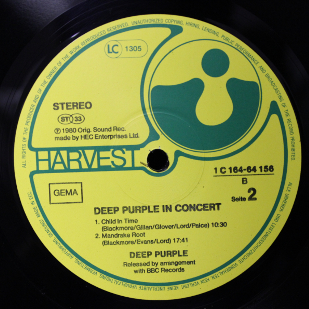 Deep Purple / Deep Purple In Concert (2LP)