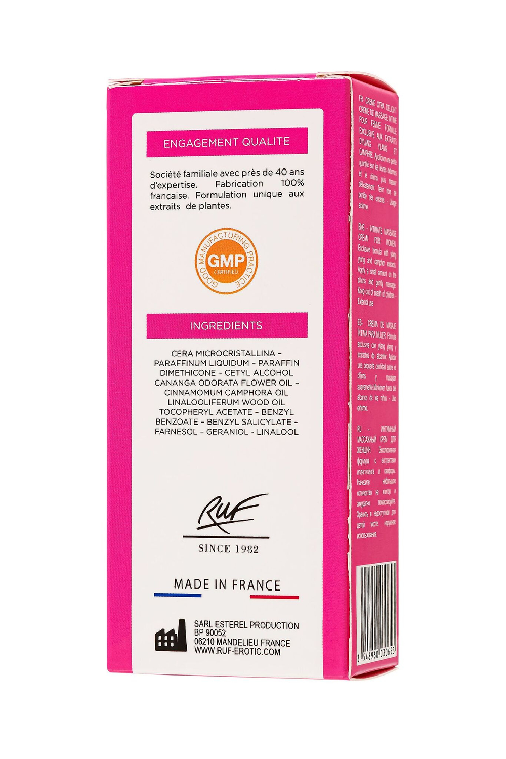 Стимулирующий крем RUF Xtra Delight, 30 мл, с иланг-илангом