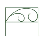 Заборчик садовый «Росток» 50*62*310см (5 деталей)