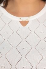 Блуза Нежный узор (молочная) Б14936-18М LT Collection