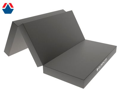 Мат спортивный складной 1000х1500х60 мм  3 сложения (вин.кожа) СЕРЫЙ