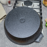 Жаровня 6л Гранит black