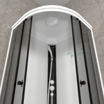 Душевая Кабина Грэй-Вайт 90*90 В