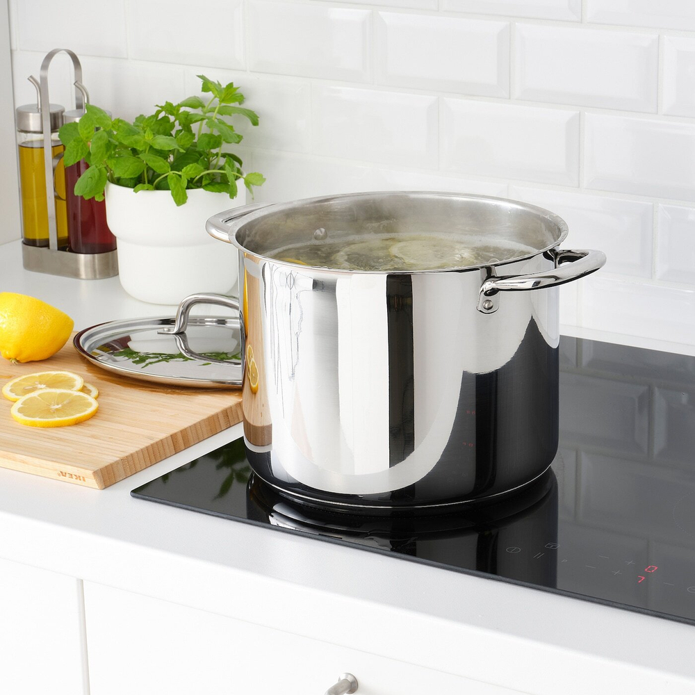 IKEA 365+ Кастрюля с крышкой, нержавеющая сталь, 8,0 л